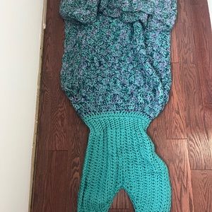 Crochet Mermaid Blanket Adult Size